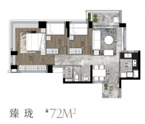 81三房一卫和89㎡三房两卫则是愈加抱负的